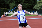 Girls Under-15s Javelin, 2022 Northern Inter Counties U17s and U15s Track and Field, York, Thursday, June 2nd. Photo: David T. Hewitson/Sports for All Pics